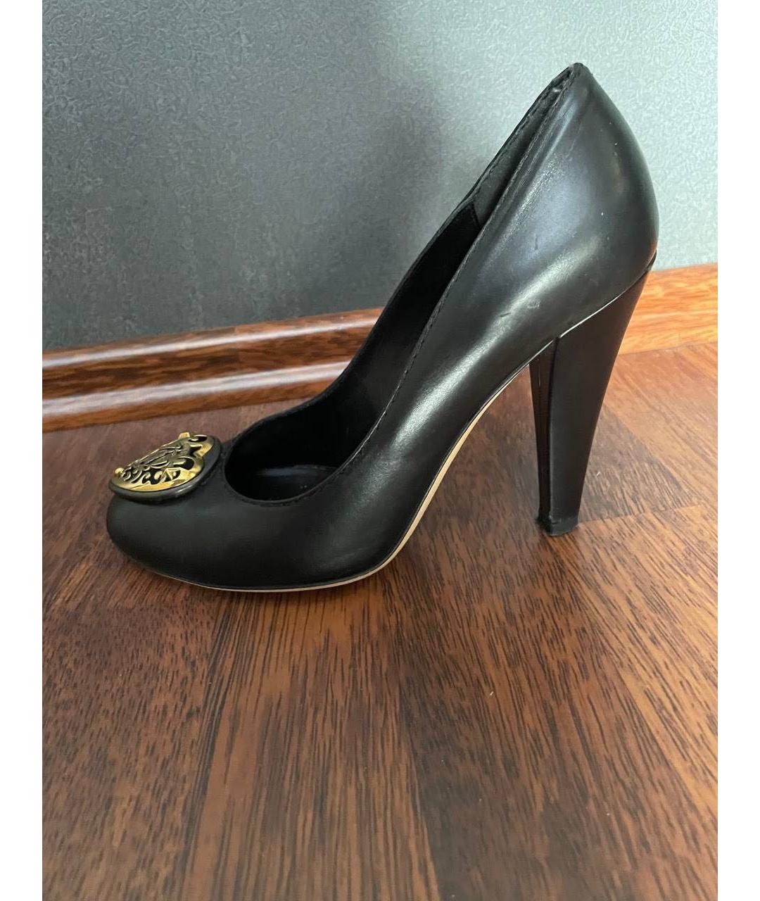 GUCCI Черные кожаные туфли, фото 5