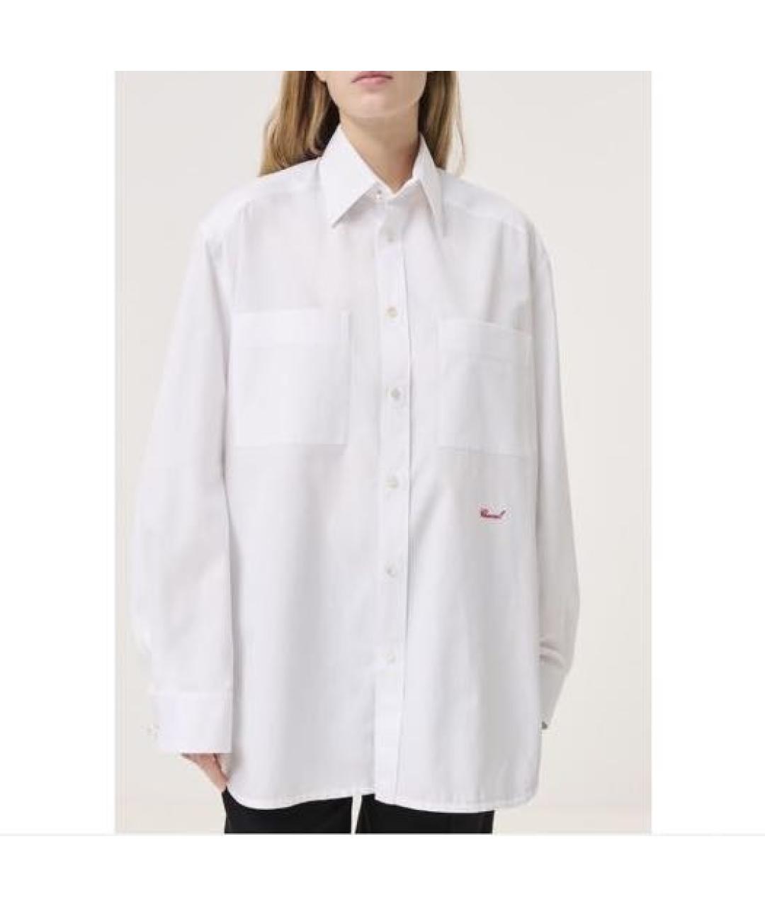 CHANEL Белая хлопковая рубашка, фото 3