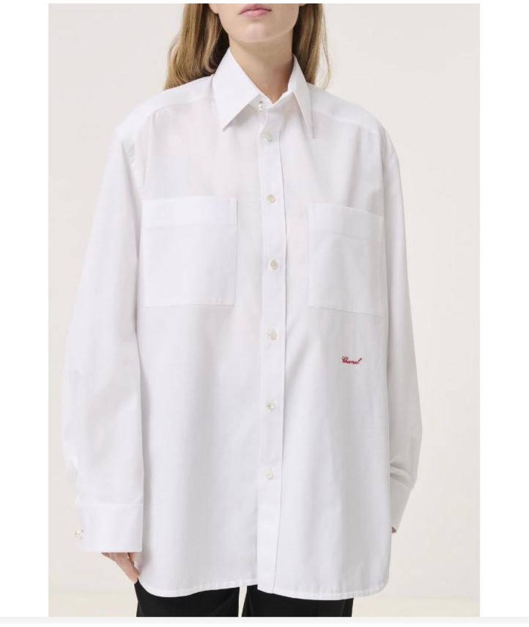 CHANEL Белая хлопковая рубашка, фото 2