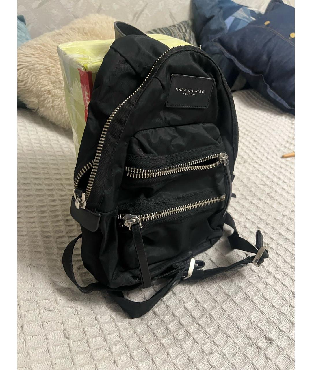 MARC JACOBS Черный синтетический рюкзак, фото 2