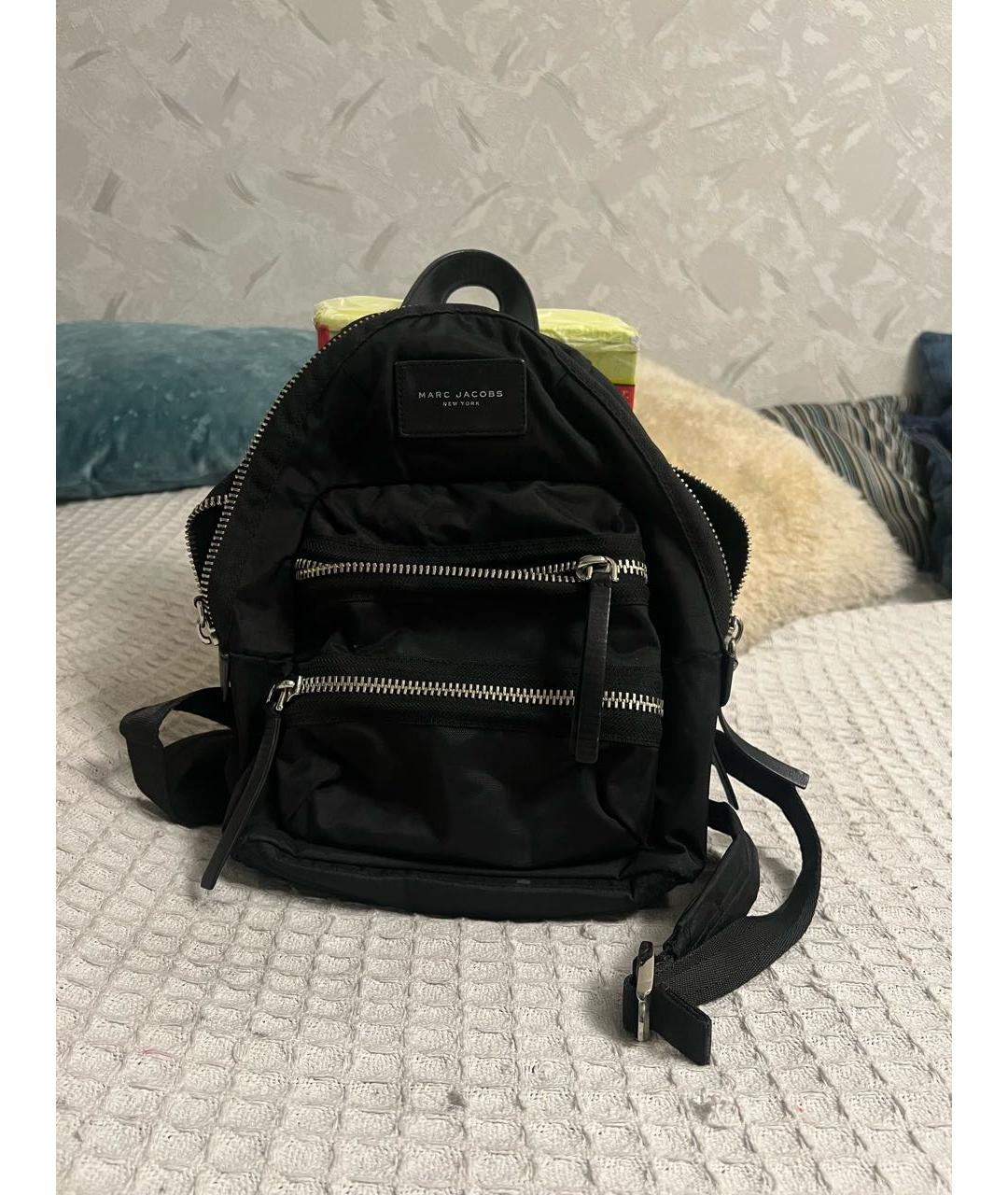 MARC JACOBS Черный синтетический рюкзак, фото 5