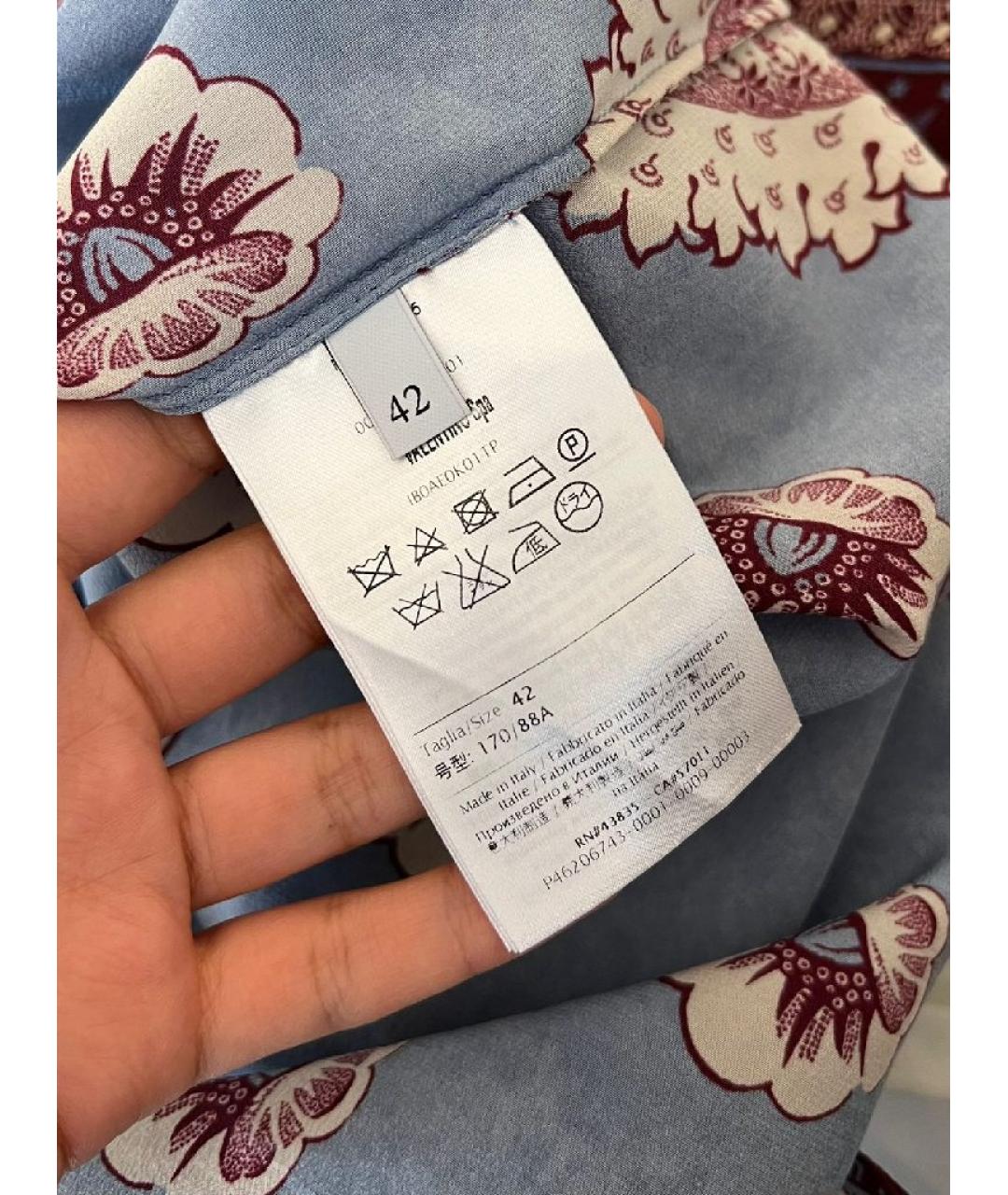 VALENTINO Бирюзовая футболка, фото 5