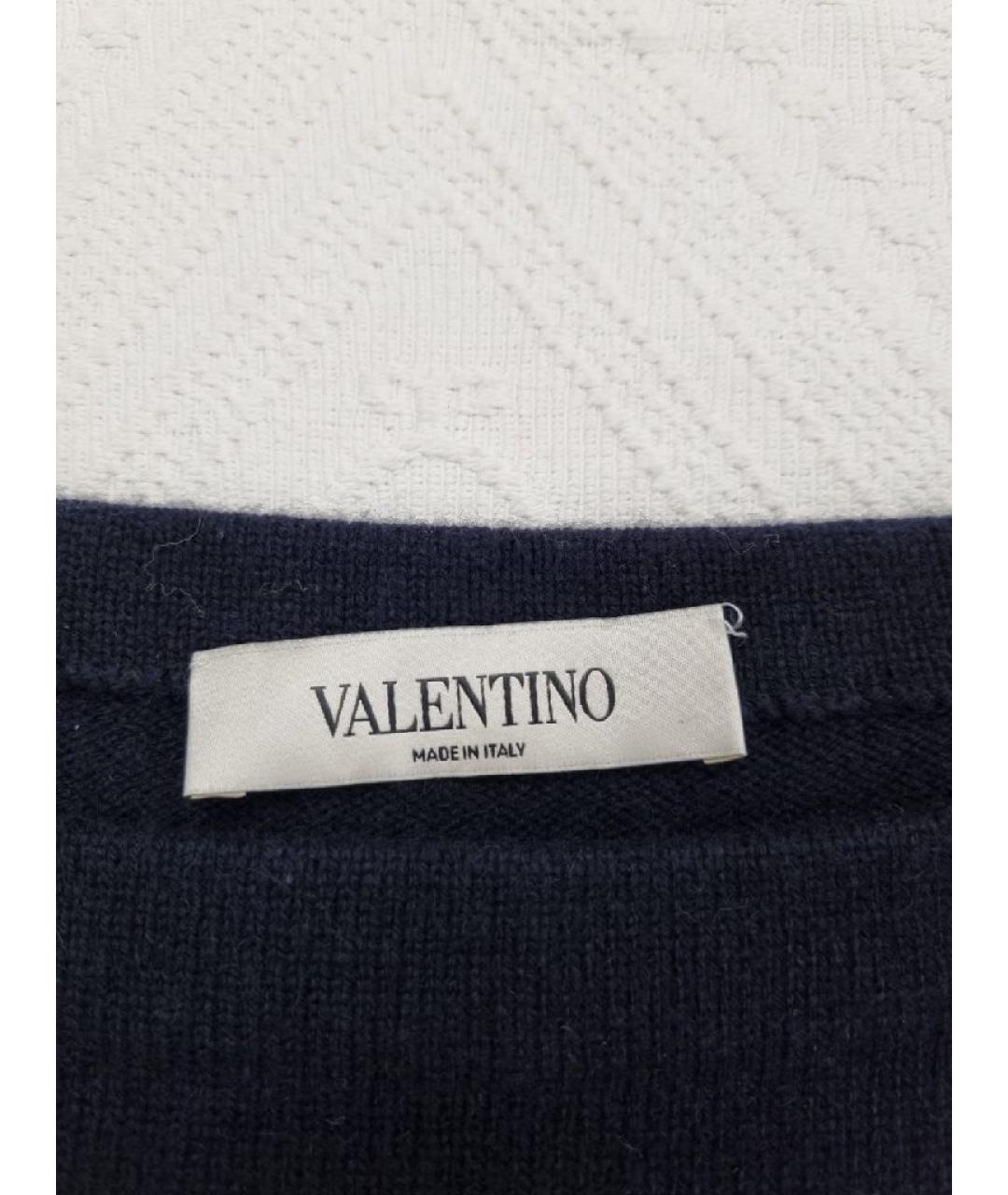 VALENTINO Темно-синий джемпер / свитер, фото 4