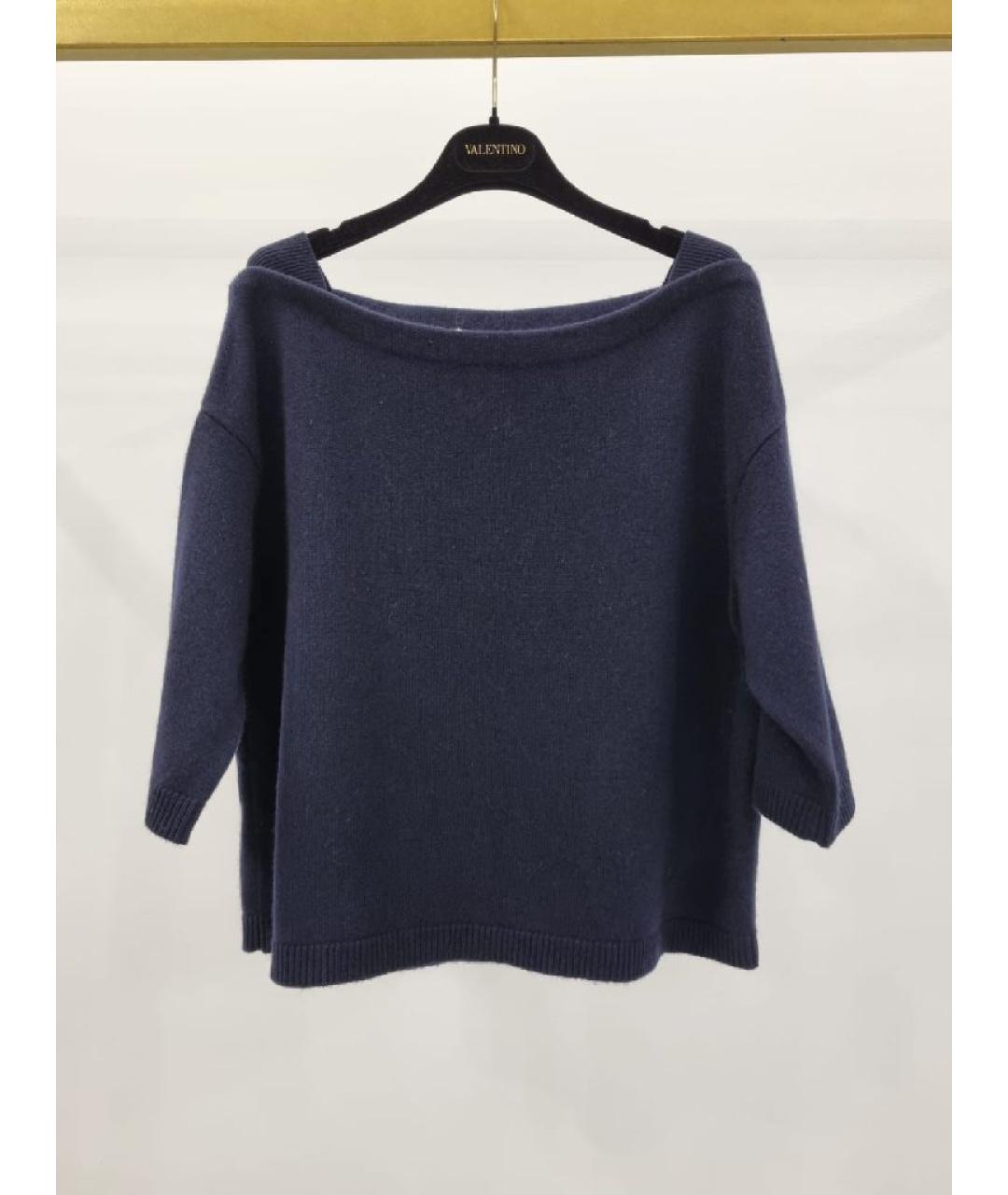 VALENTINO Темно-синий джемпер / свитер, фото 9