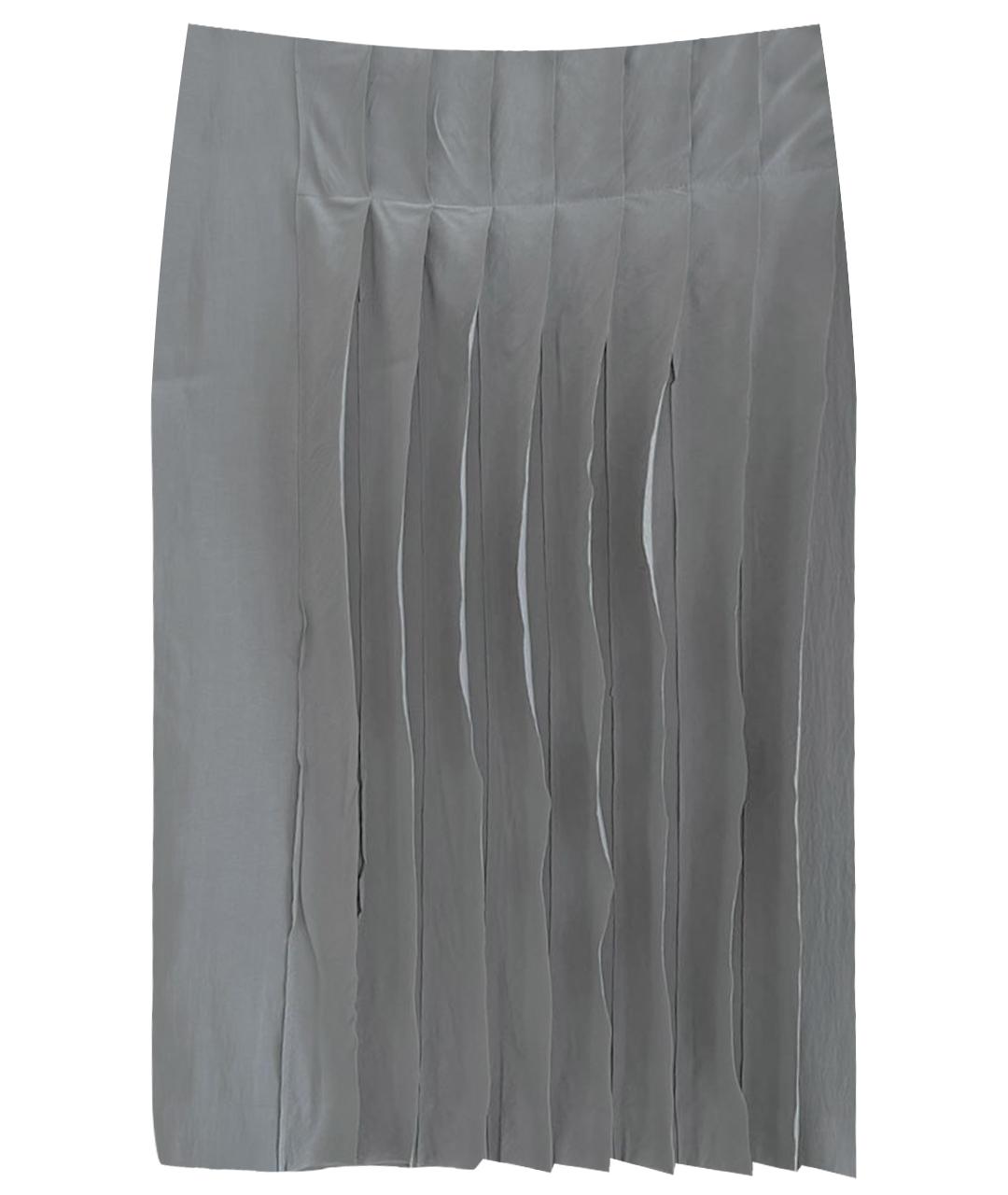BRUNELLO CUCINELLI Серая юбка макси, фото 1