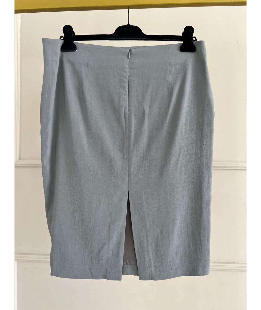 BRUNELLO CUCINELLI Серая юбка макси, фото 2