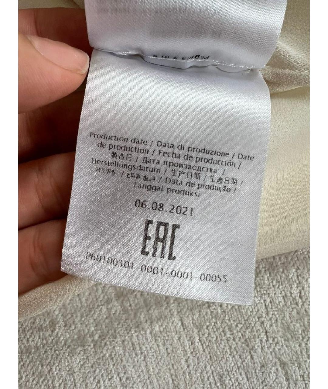 VALENTINO Бежевая рубашка, фото 7