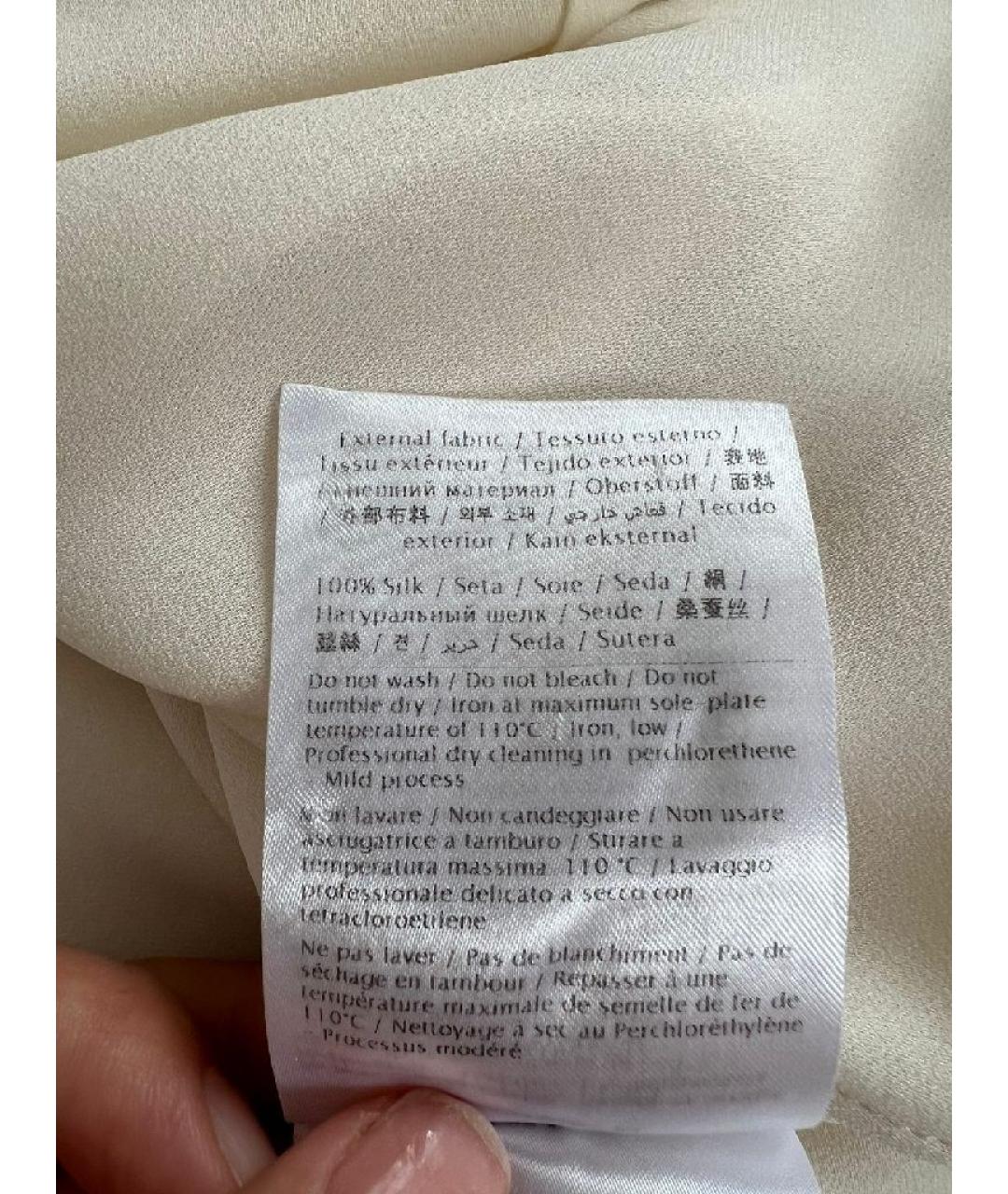 VALENTINO Бежевая рубашка, фото 8