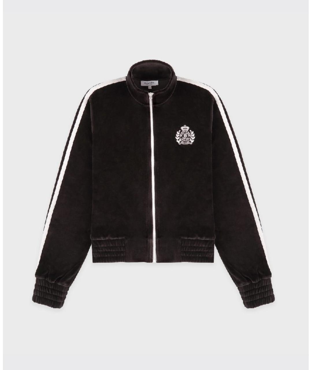 SPORTY AND RICH Коричневый бархатный спортивные костюмы, фото 2