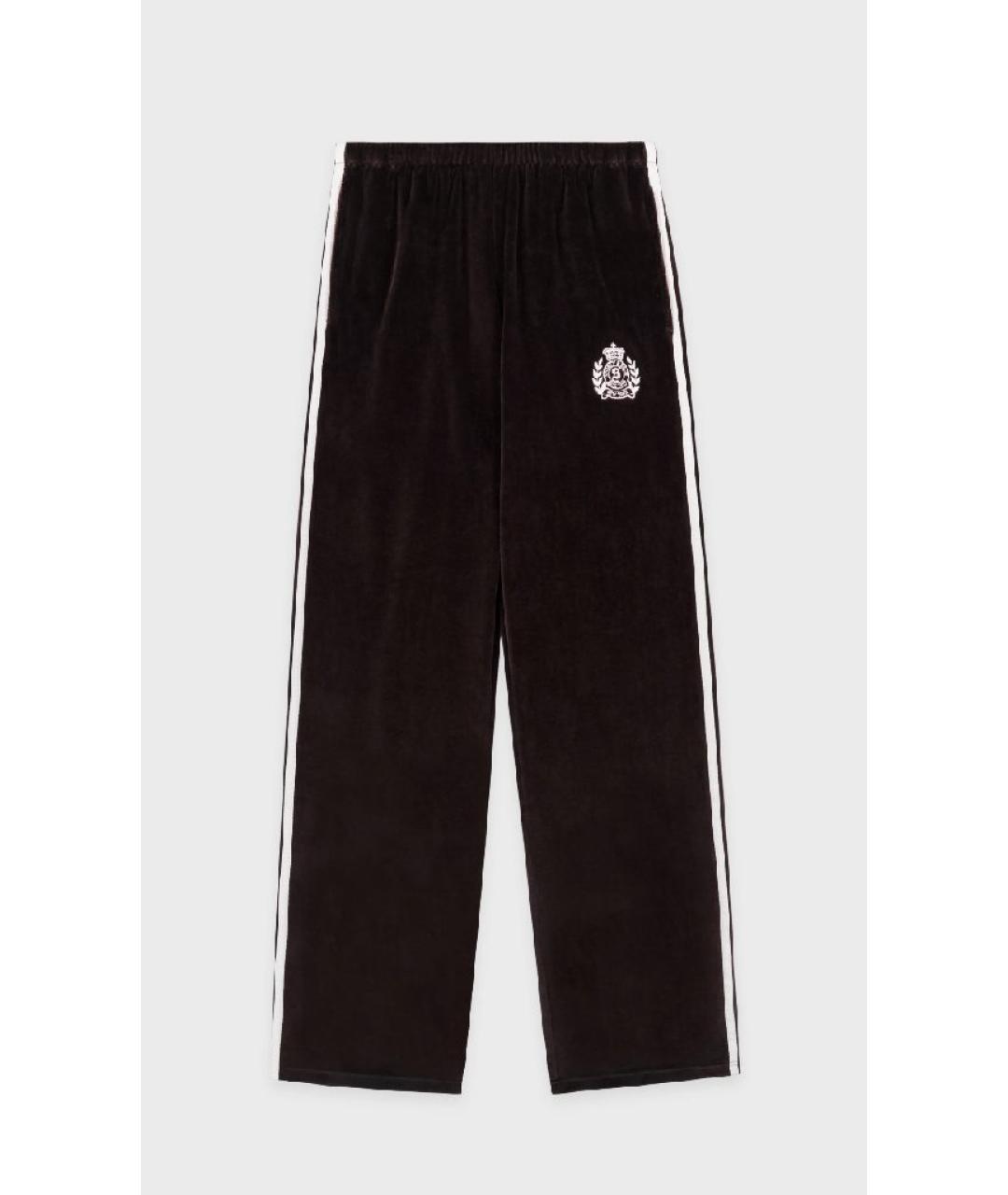 SPORTY AND RICH Коричневый бархатный спортивные костюмы, фото 7