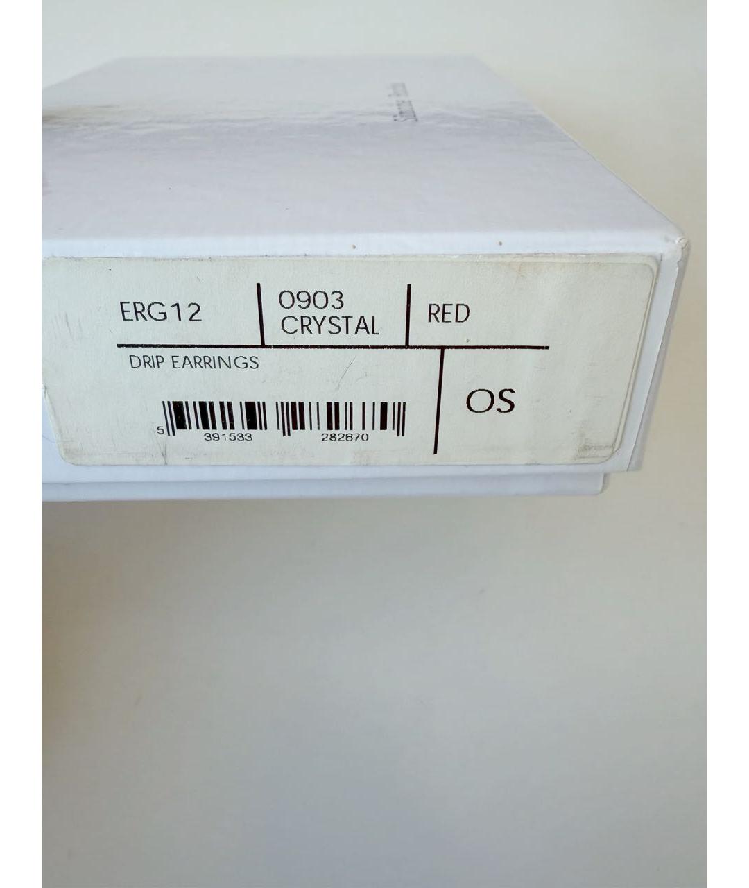 SIMONE ROCHA Красные стеклянные серьги, фото 4