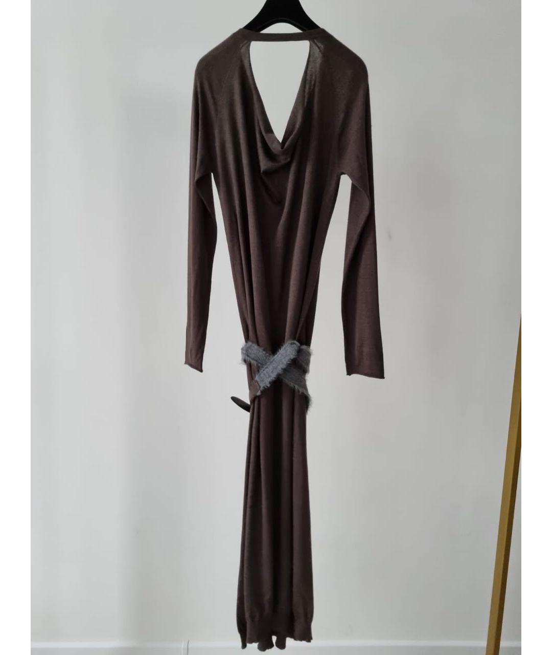 BRUNELLO CUCINELLI Антрацитовое повседневное платье, фото 3