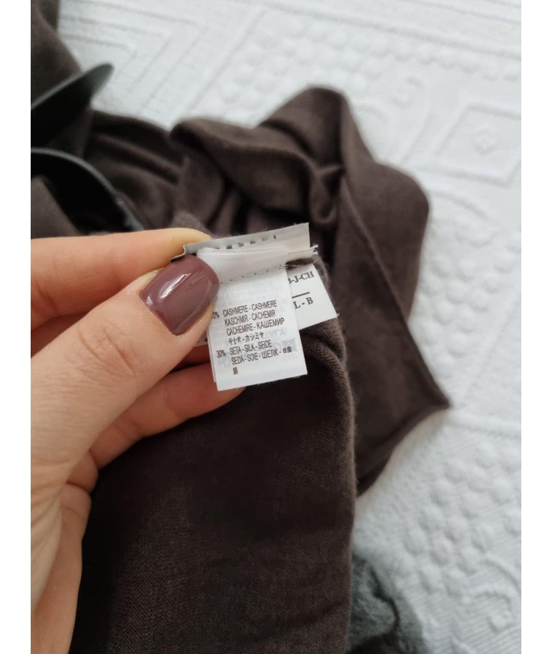 BRUNELLO CUCINELLI Антрацитовое повседневное платье, фото 5