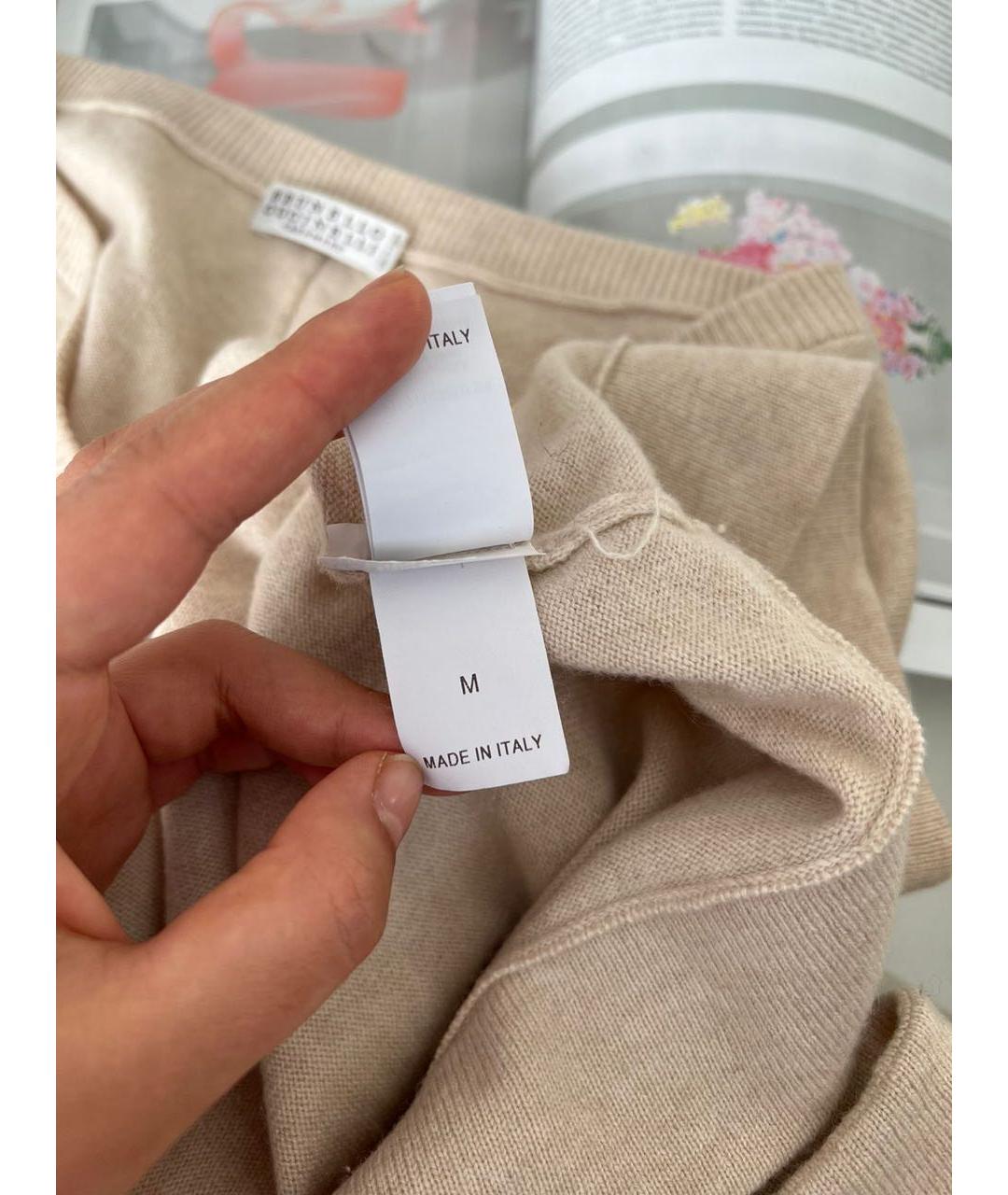 BRUNELLO CUCINELLI Бежевый джемпер / свитер, фото 5