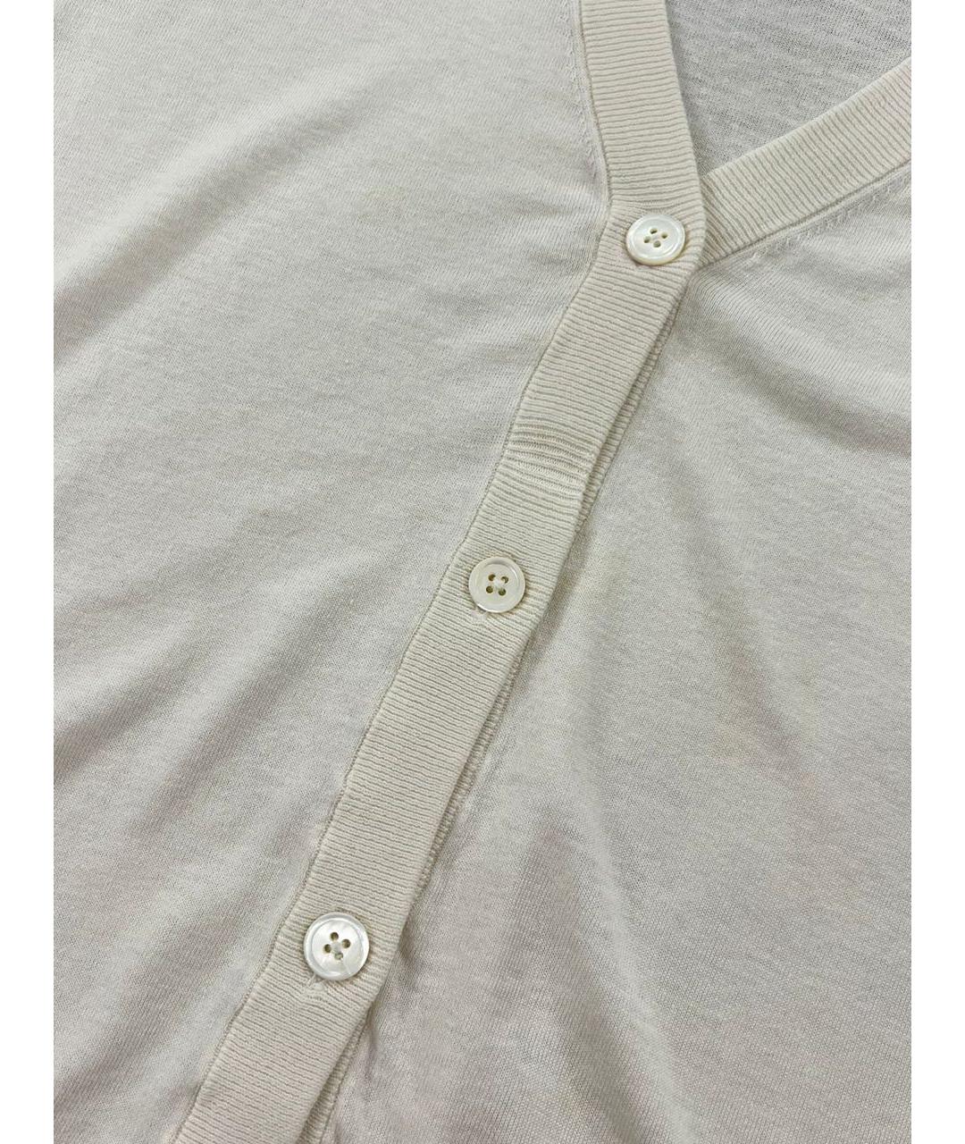 BRUNELLO CUCINELLI Бежевая футболка, фото 6