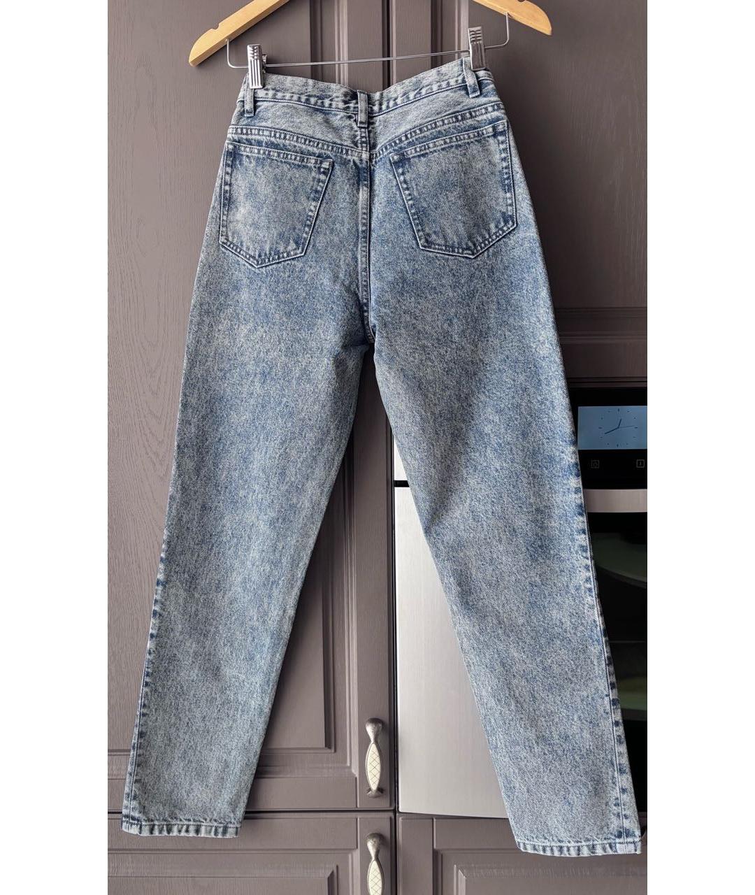 A.P.C. Синие хлопковые джинсы слим, фото 2