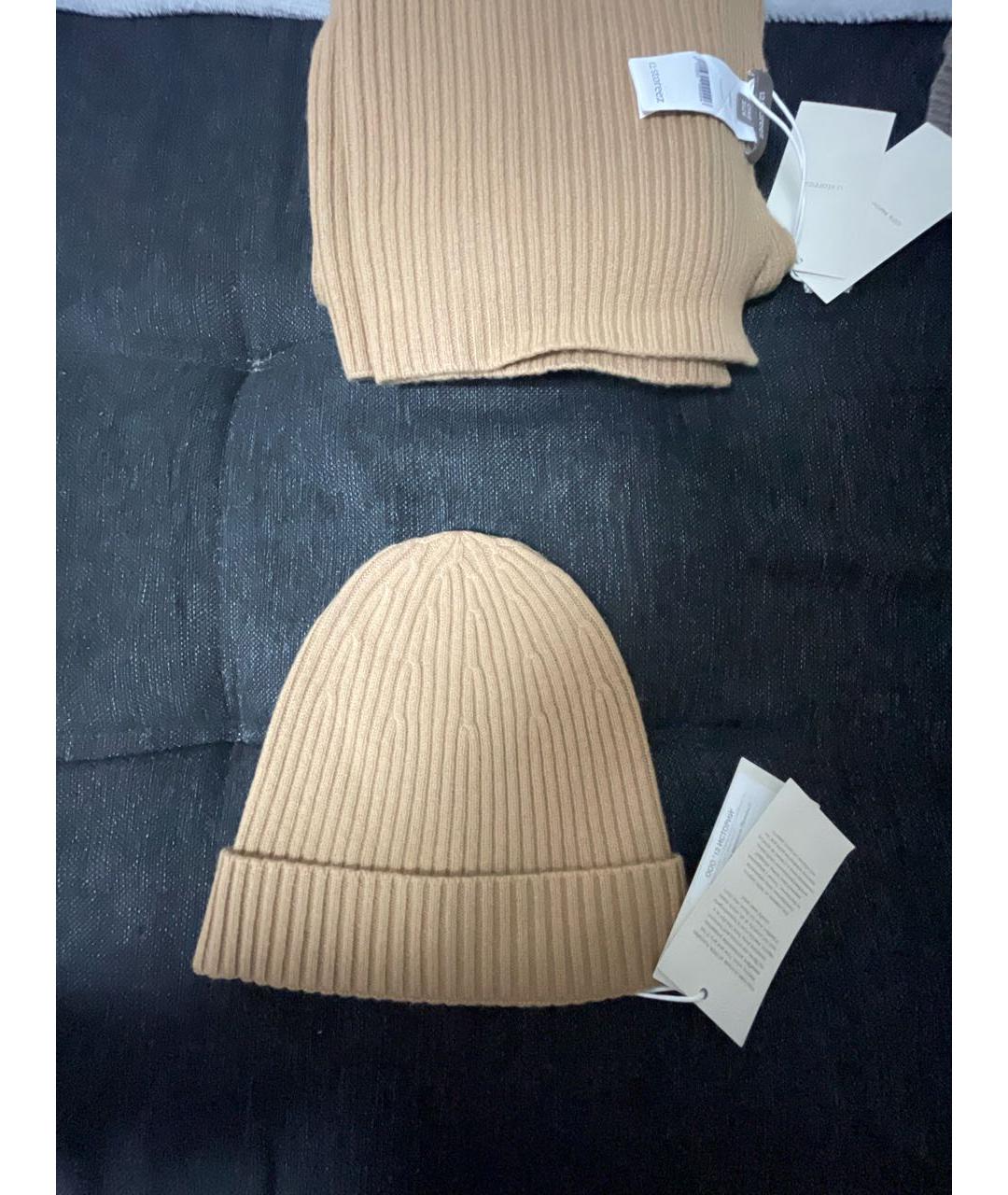 12 STOREEZ Бежевая шерстяная шапка, фото 2