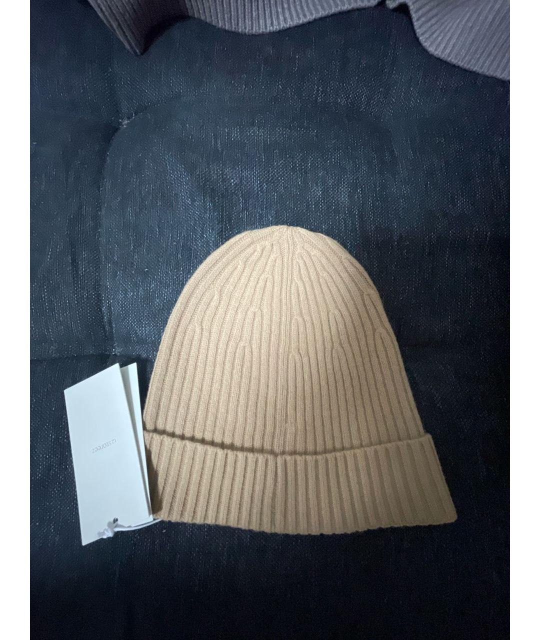 12 STOREEZ Бежевая шерстяная шапка, фото 5