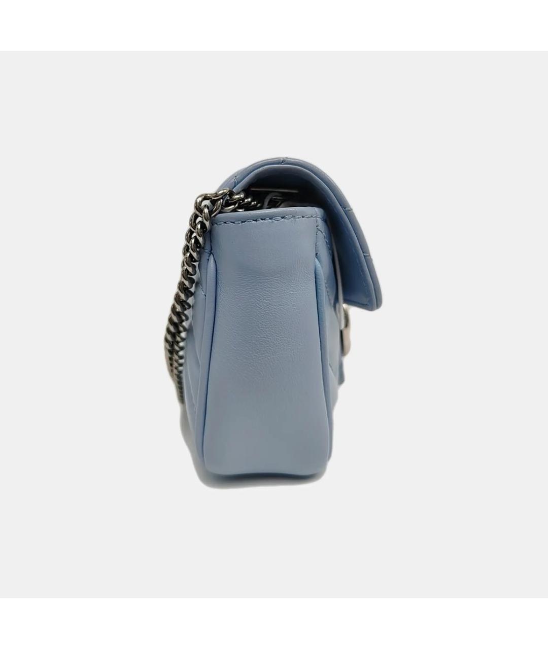 GUCCI Голубая кожаная сумка через плечо, фото 3
