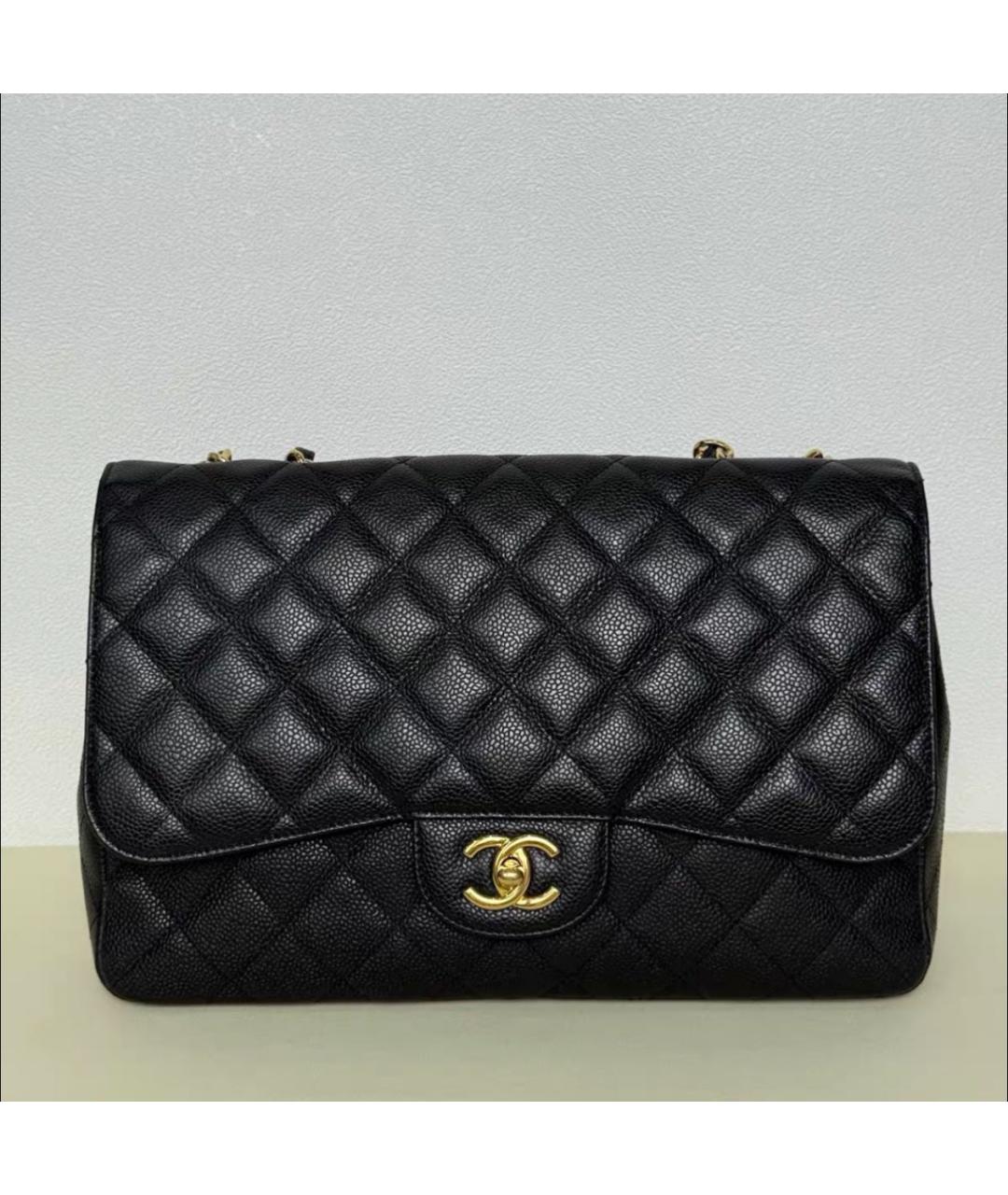 CHANEL Черная кожаная сумка через плечо, фото 4