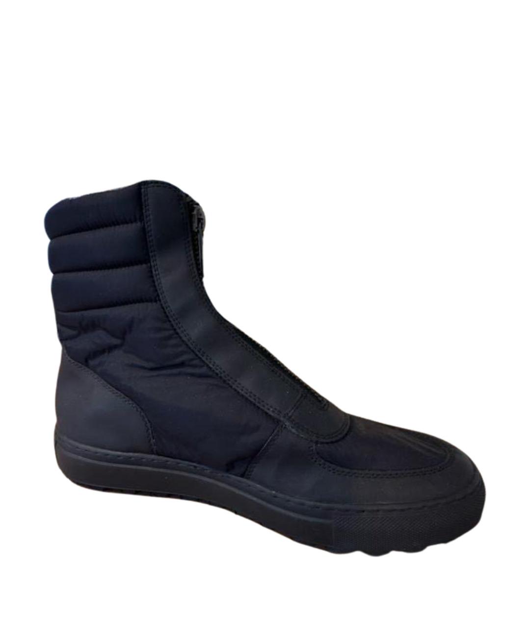 BIKKEMBERGS Темно-синие высокие ботинки, фото 1