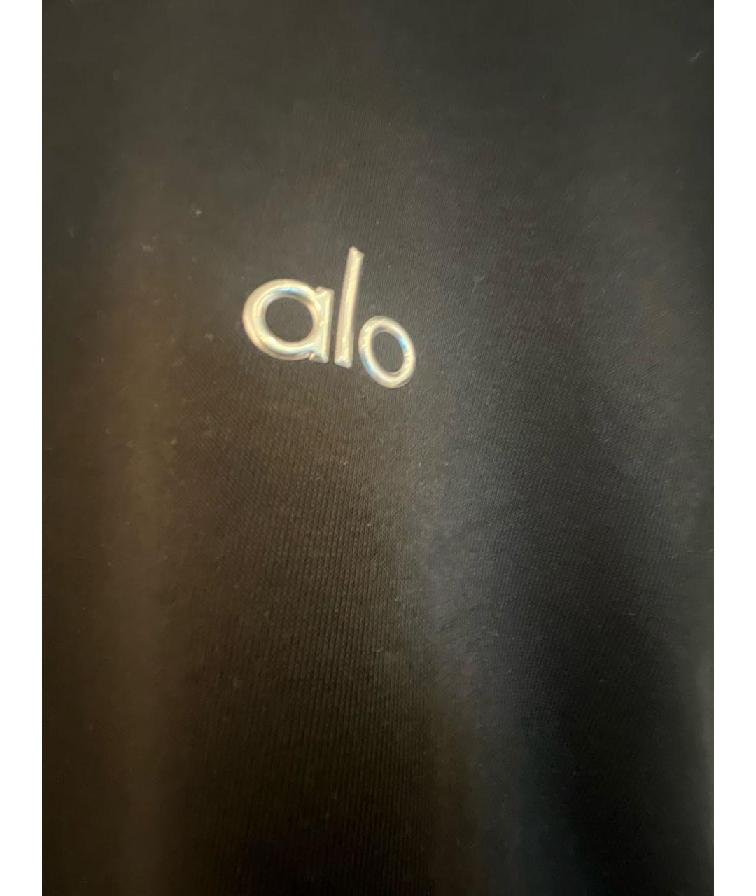 ALO YOGA Черный хлопковый спортивные костюмы, фото 4