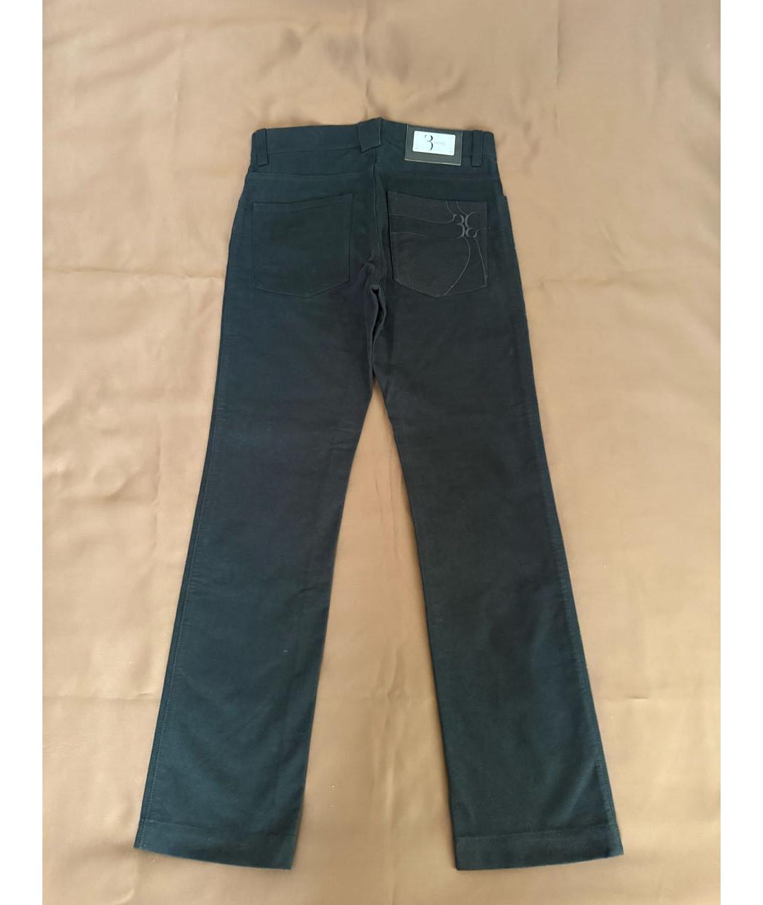 BILLIONAIRE Черные хлопковые прямые джинсы, фото 2