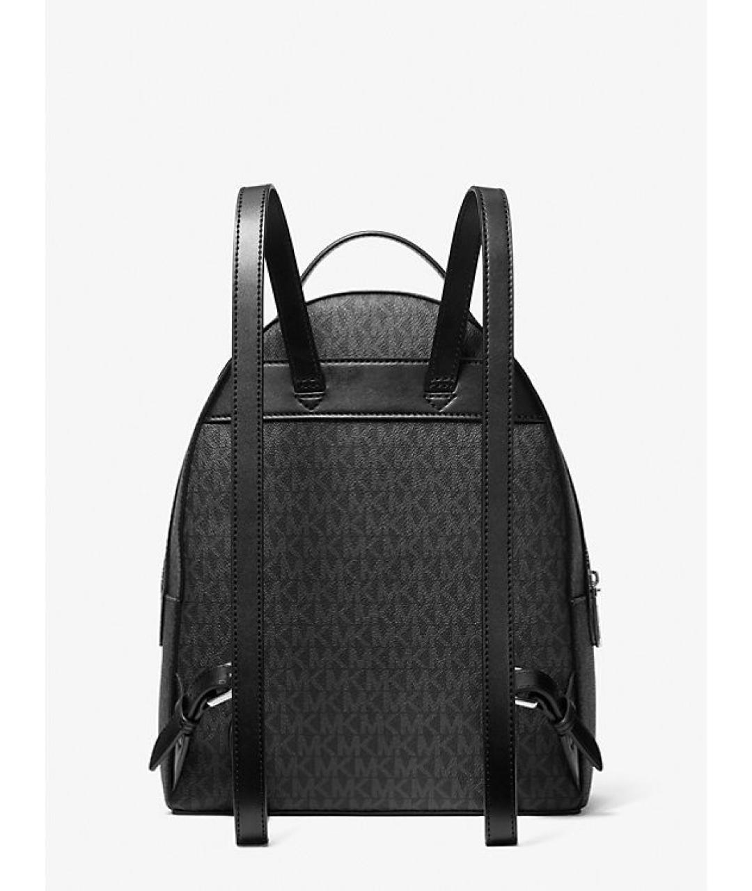 MICHAEL KORS Черный рюкзак из искусственной кожи, фото 3