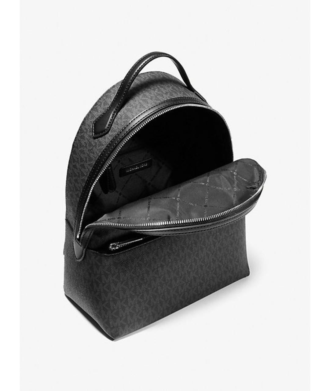 MICHAEL KORS Черный рюкзак из искусственной кожи, фото 2