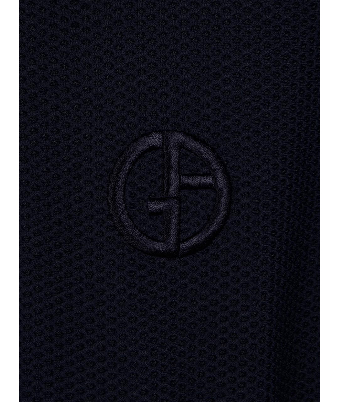 GIORGIO ARMANI Синяя полиамидовая куртка, фото 3