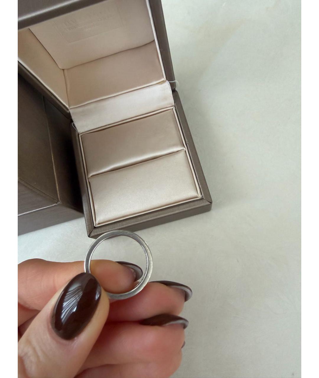 BVLGARI Серебряное платиновое кольцо, фото 9
