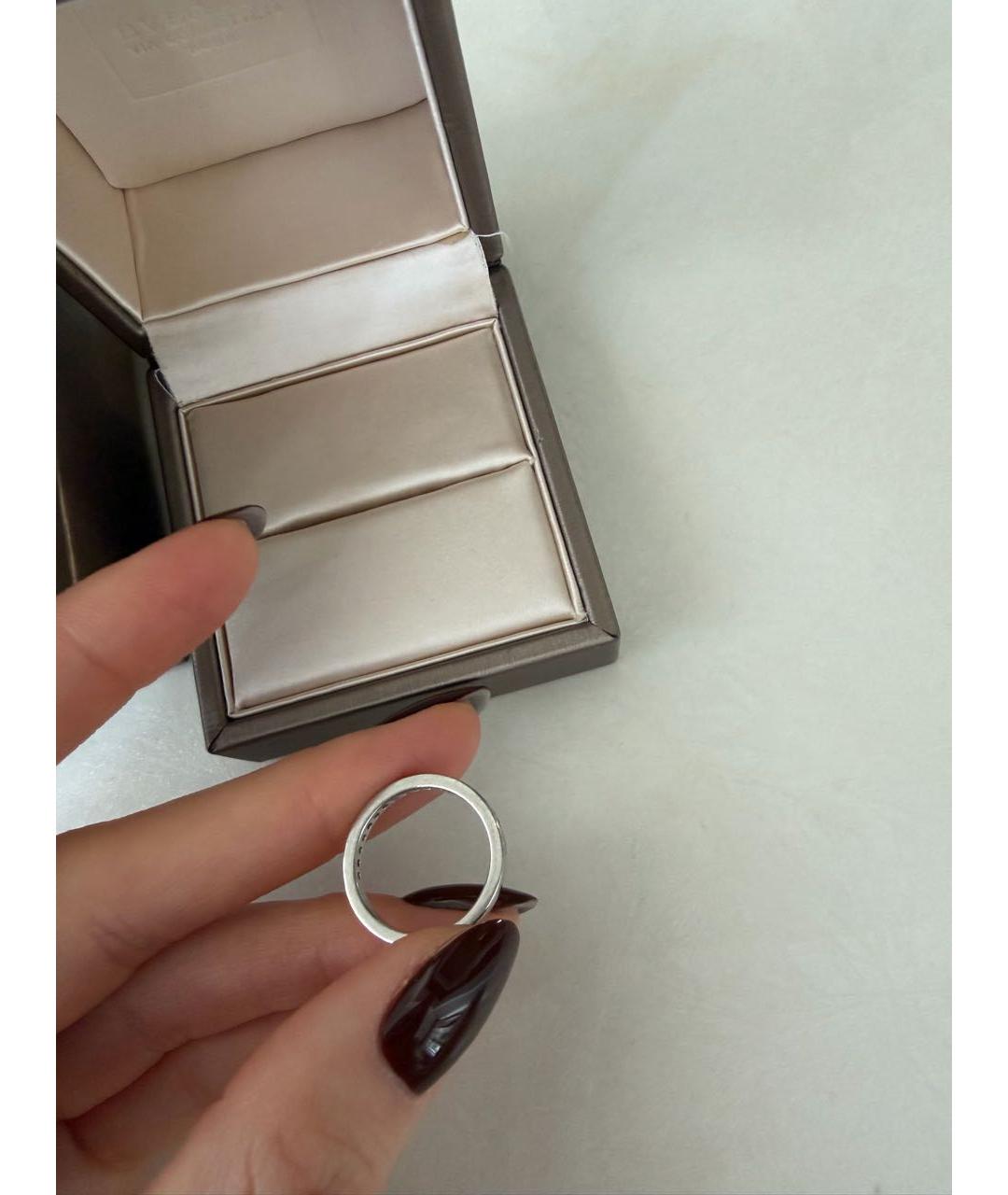 BVLGARI Серебряное платиновое кольцо, фото 4