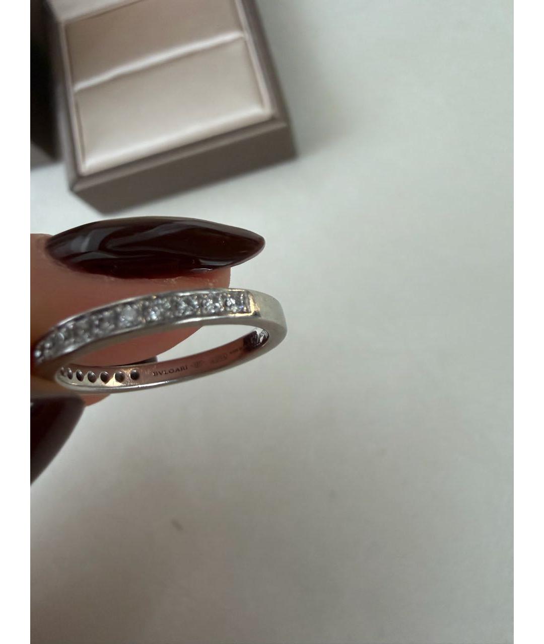 BVLGARI Серебряное платиновое кольцо, фото 2