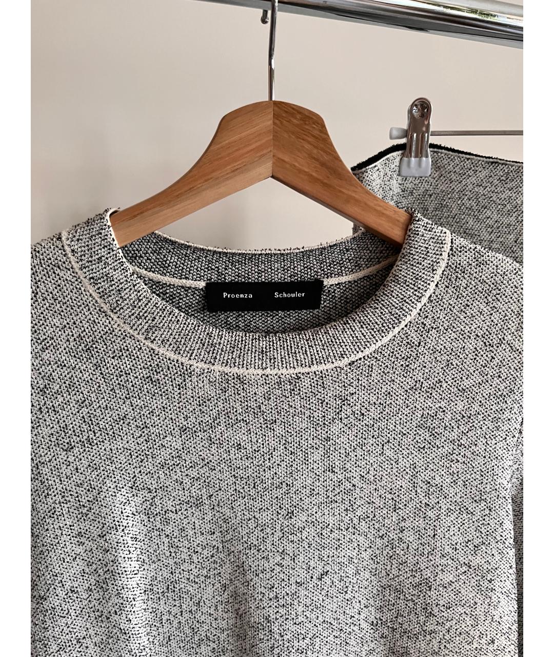 PROENZA SCHOULER Серый шерстяной костюм с юбками, фото 3