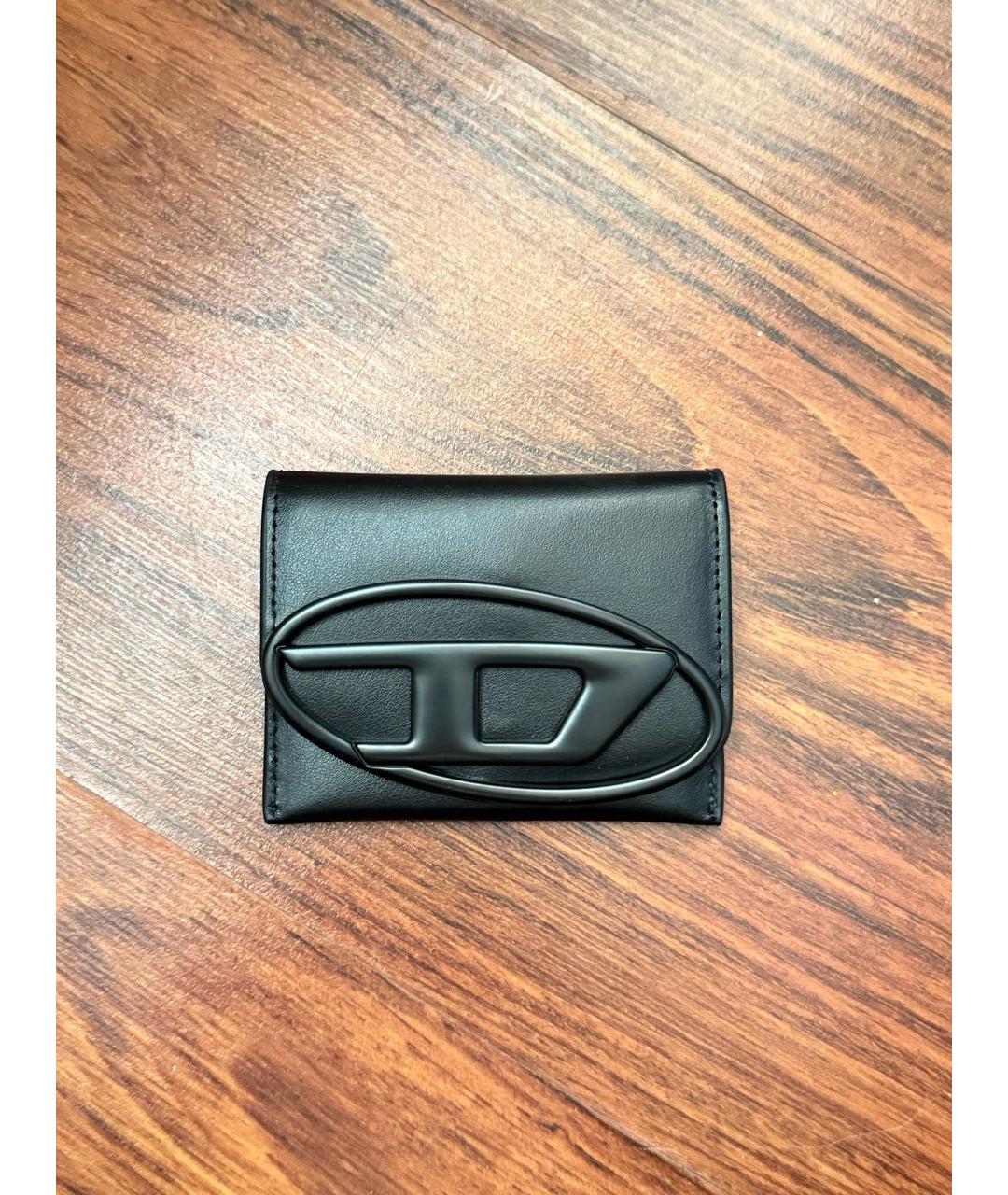 DIESEL Черный кожаный кардхолдер, фото 5