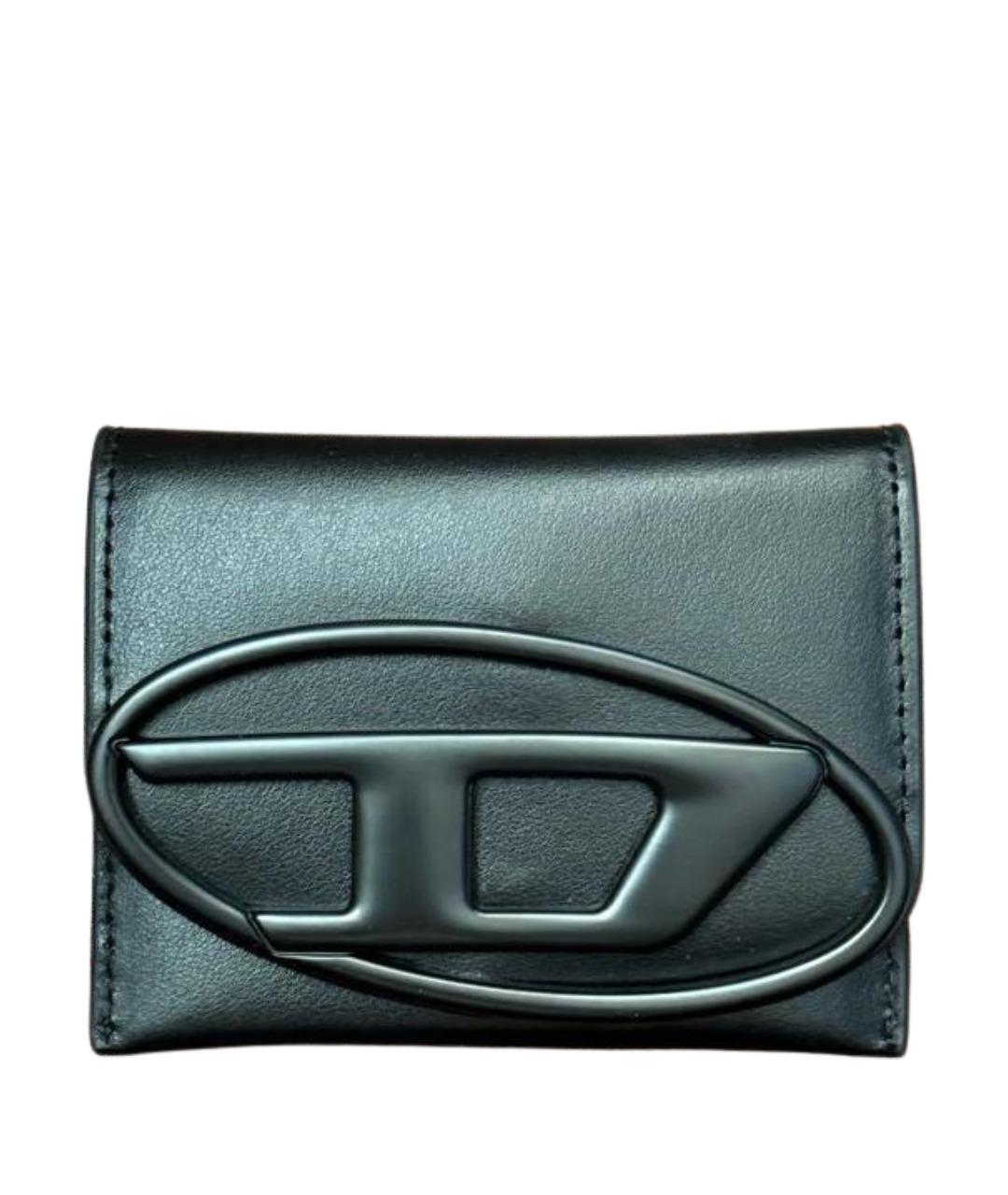 DIESEL Черный кожаный кардхолдер, фото 1