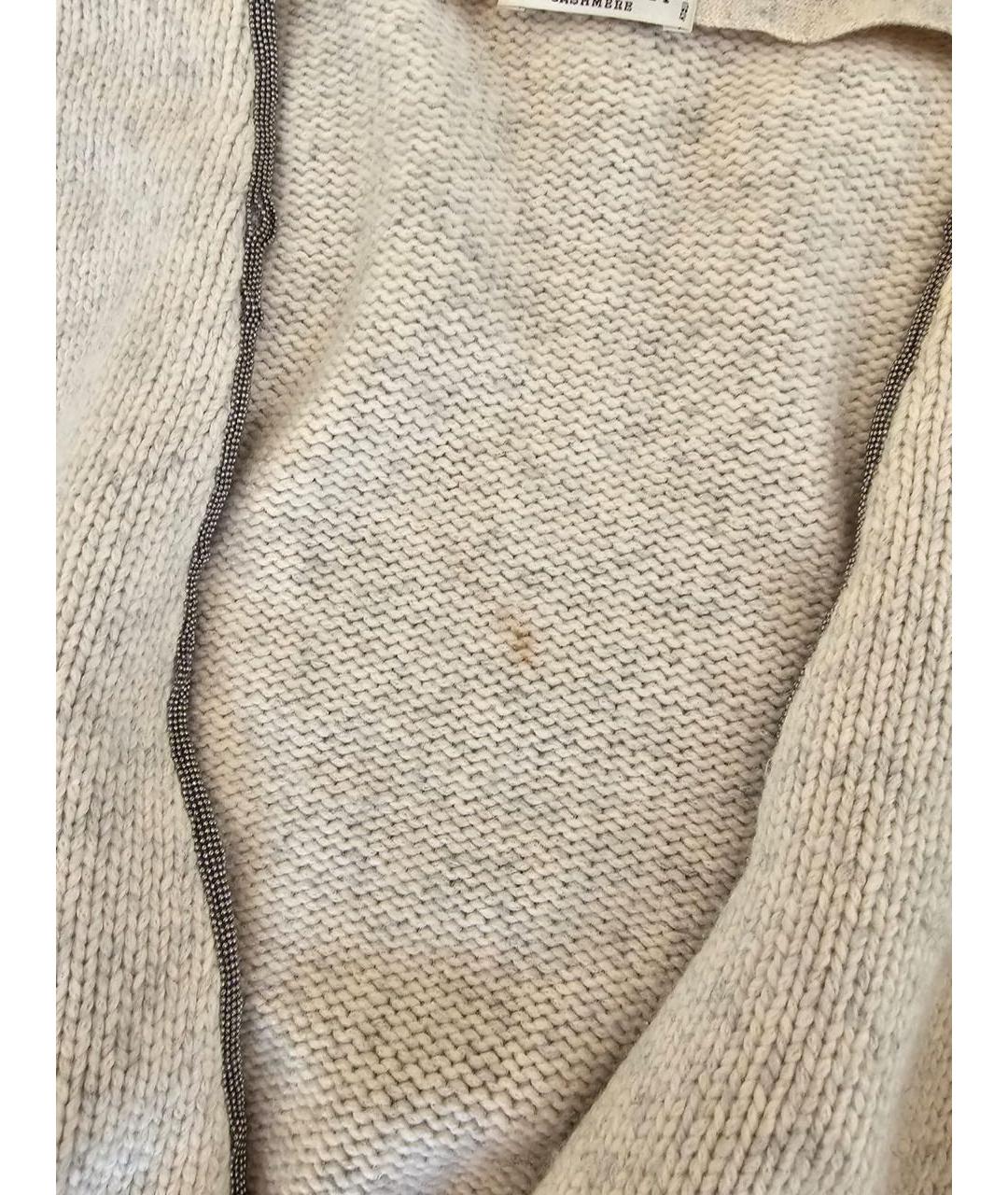 BRUNELLO CUCINELLI Бежевый кардиган, фото 5