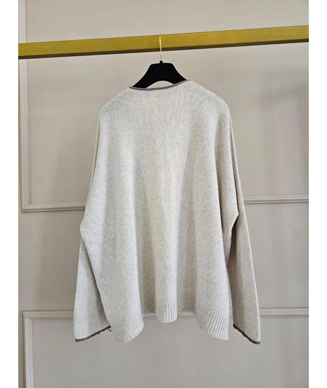 BRUNELLO CUCINELLI Бежевый кардиган, фото 2