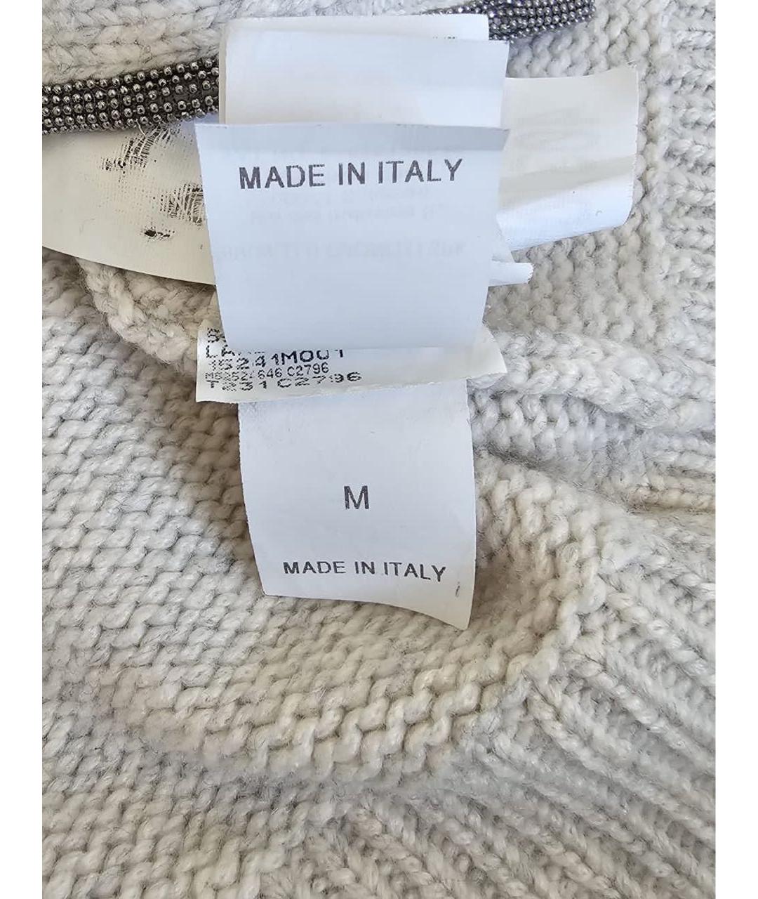 BRUNELLO CUCINELLI Бежевый кардиган, фото 4