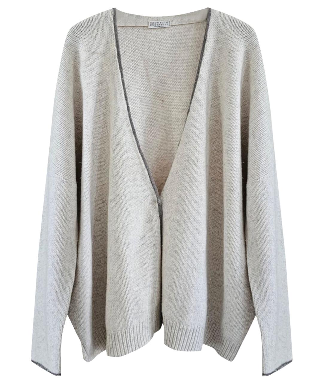 BRUNELLO CUCINELLI Бежевый кардиган, фото 1