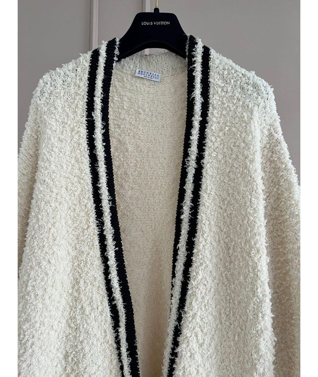 BRUNELLO CUCINELLI Бежевый кардиган, фото 3