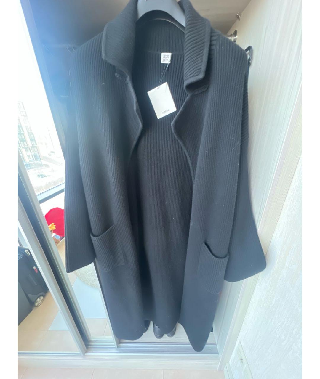 TOTEME Черный шерстяной кардиган, фото 5