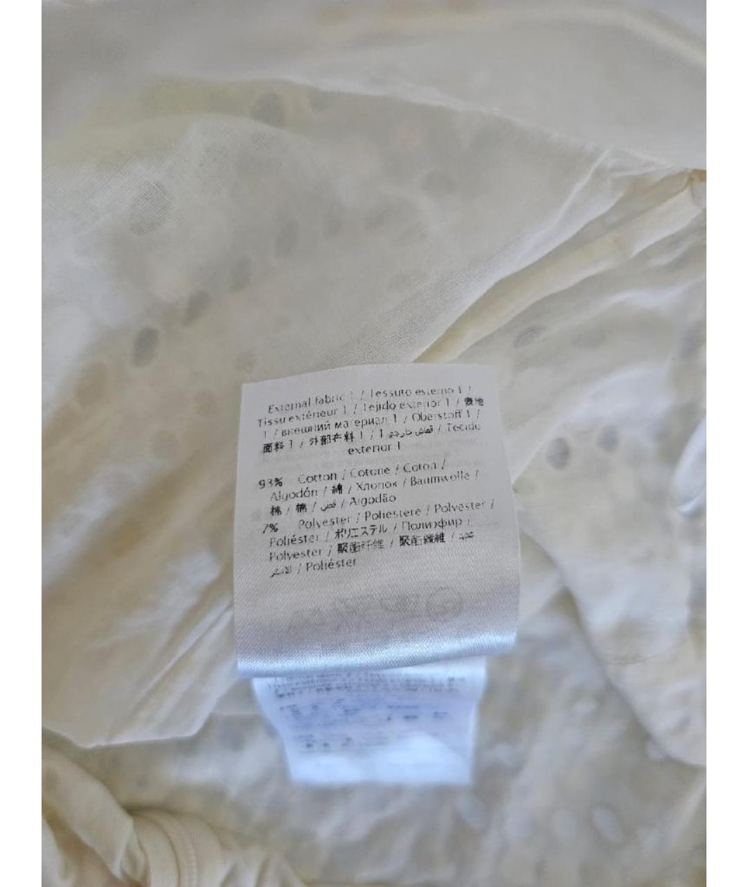 VALENTINO Белые хлопковые шорты, фото 6