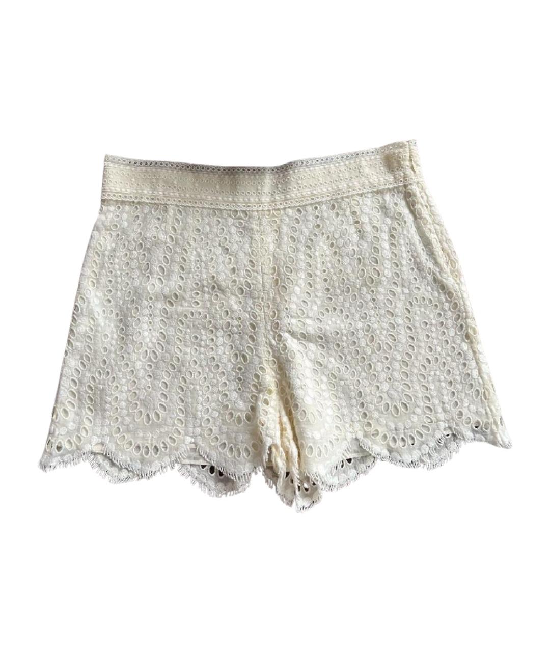 VALENTINO Белые хлопковые шорты, фото 1