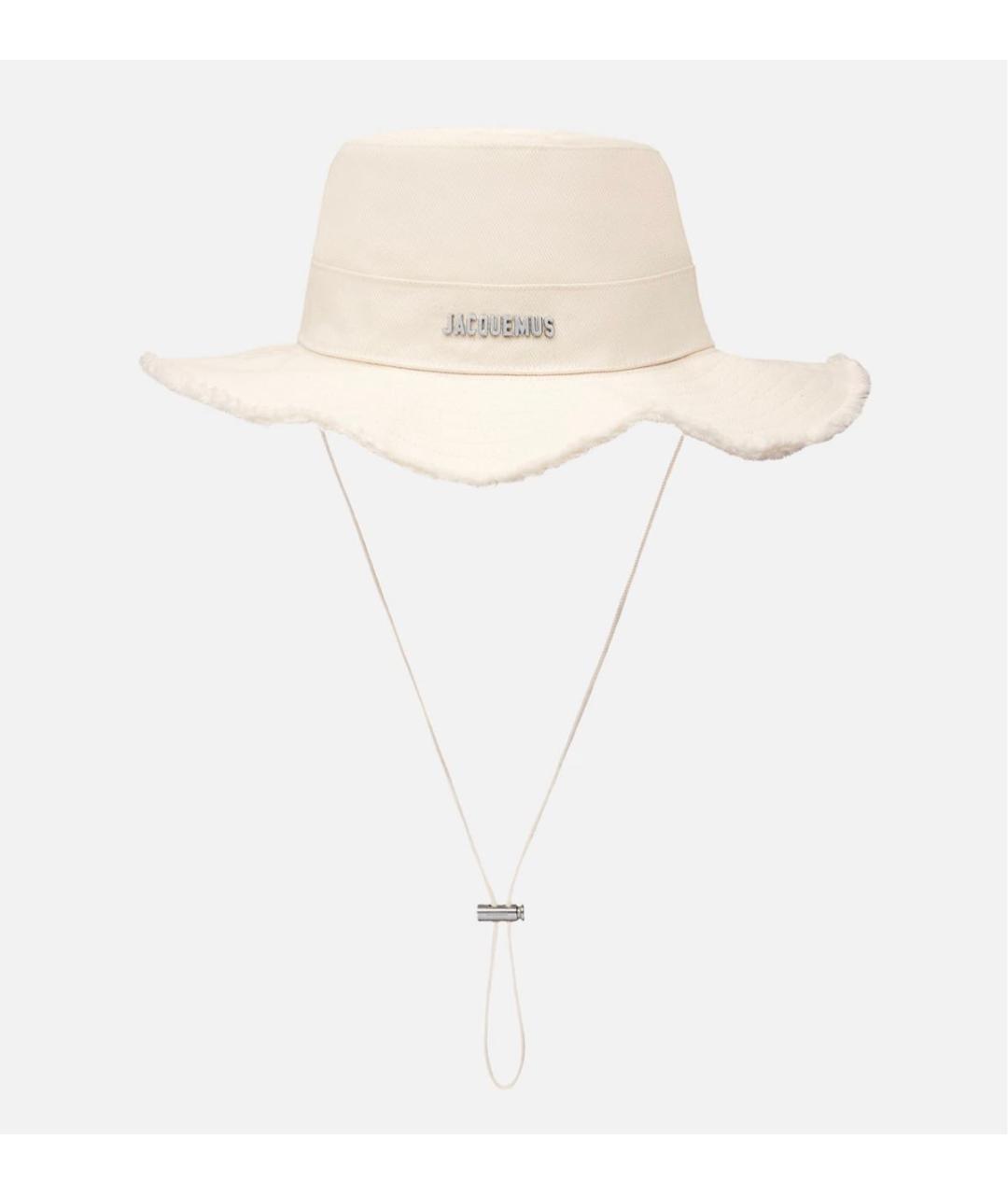 JACQUEMUS Бежевая хлопковая панама, фото 9