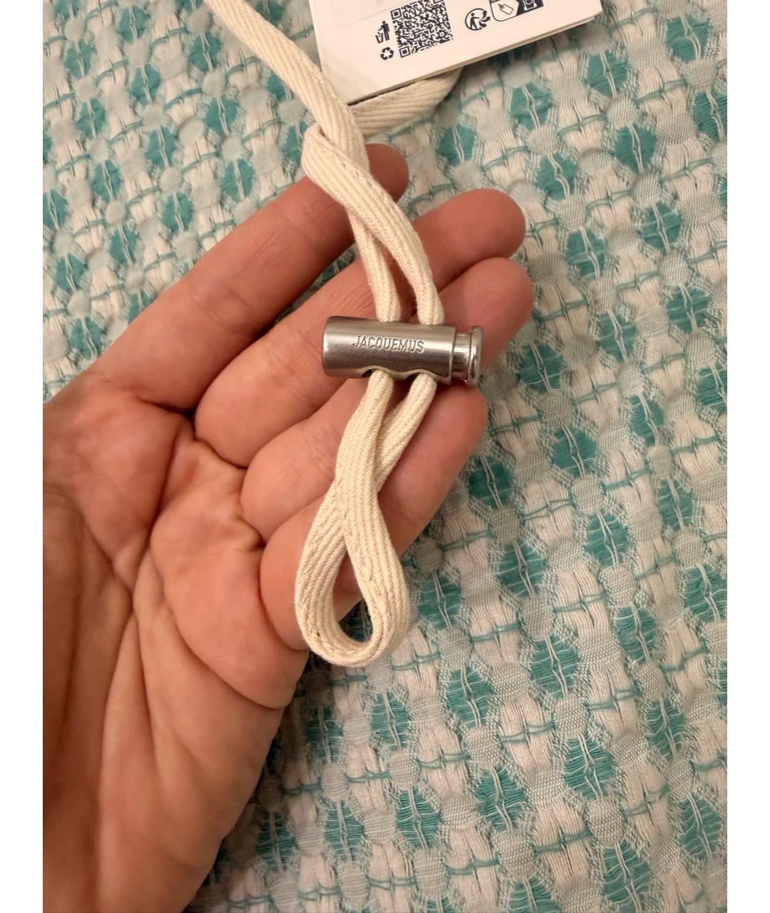 JACQUEMUS Бежевая хлопковая панама, фото 4