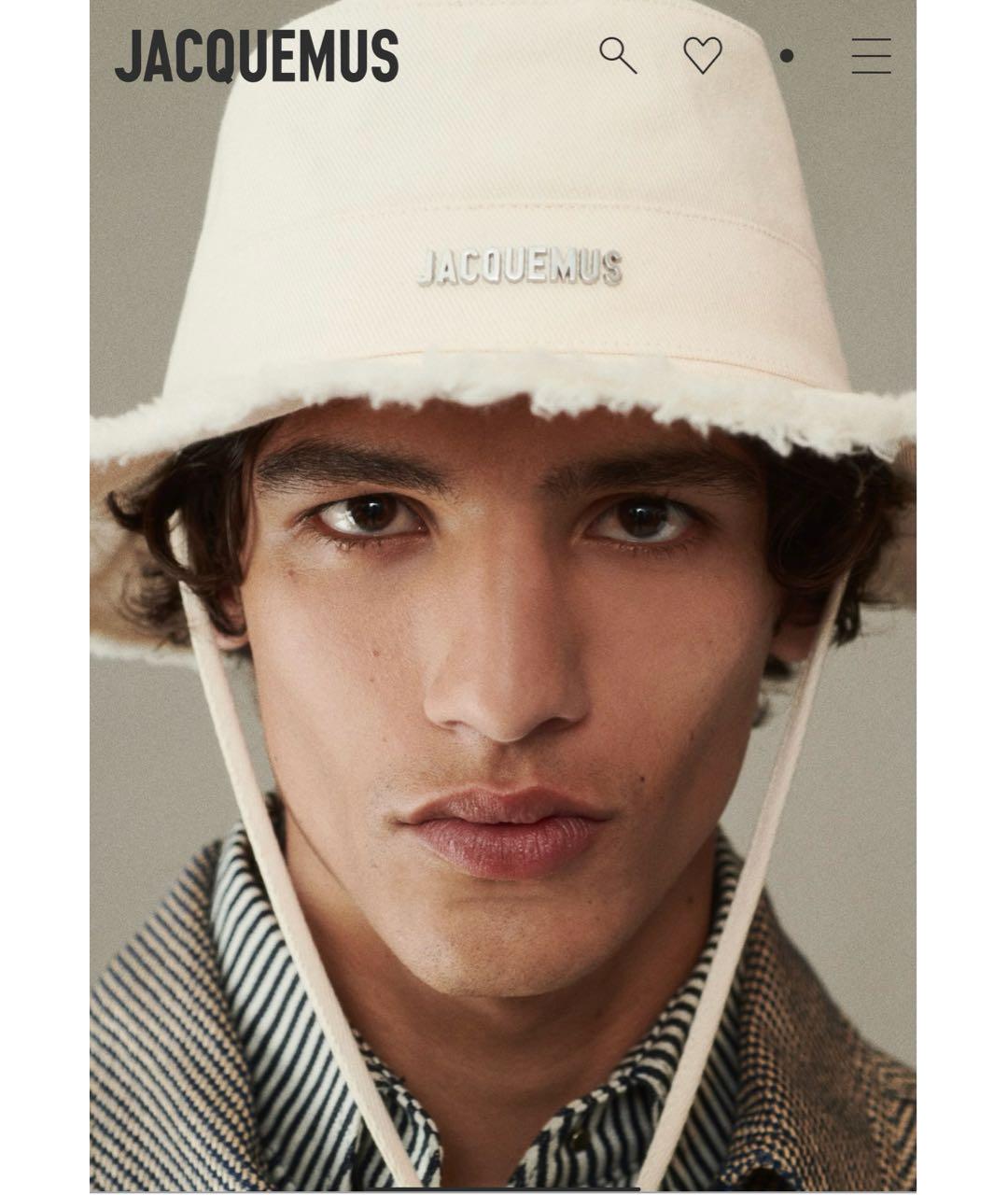 JACQUEMUS Бежевая хлопковая панама, фото 7