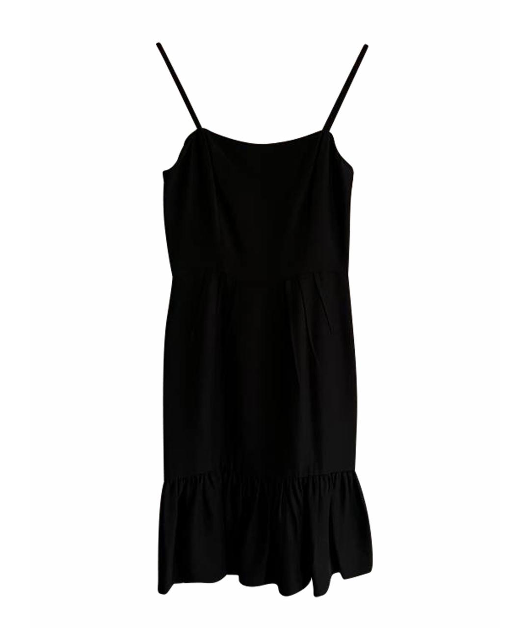 PRADA Черное вискозное повседневное платье, фото 1