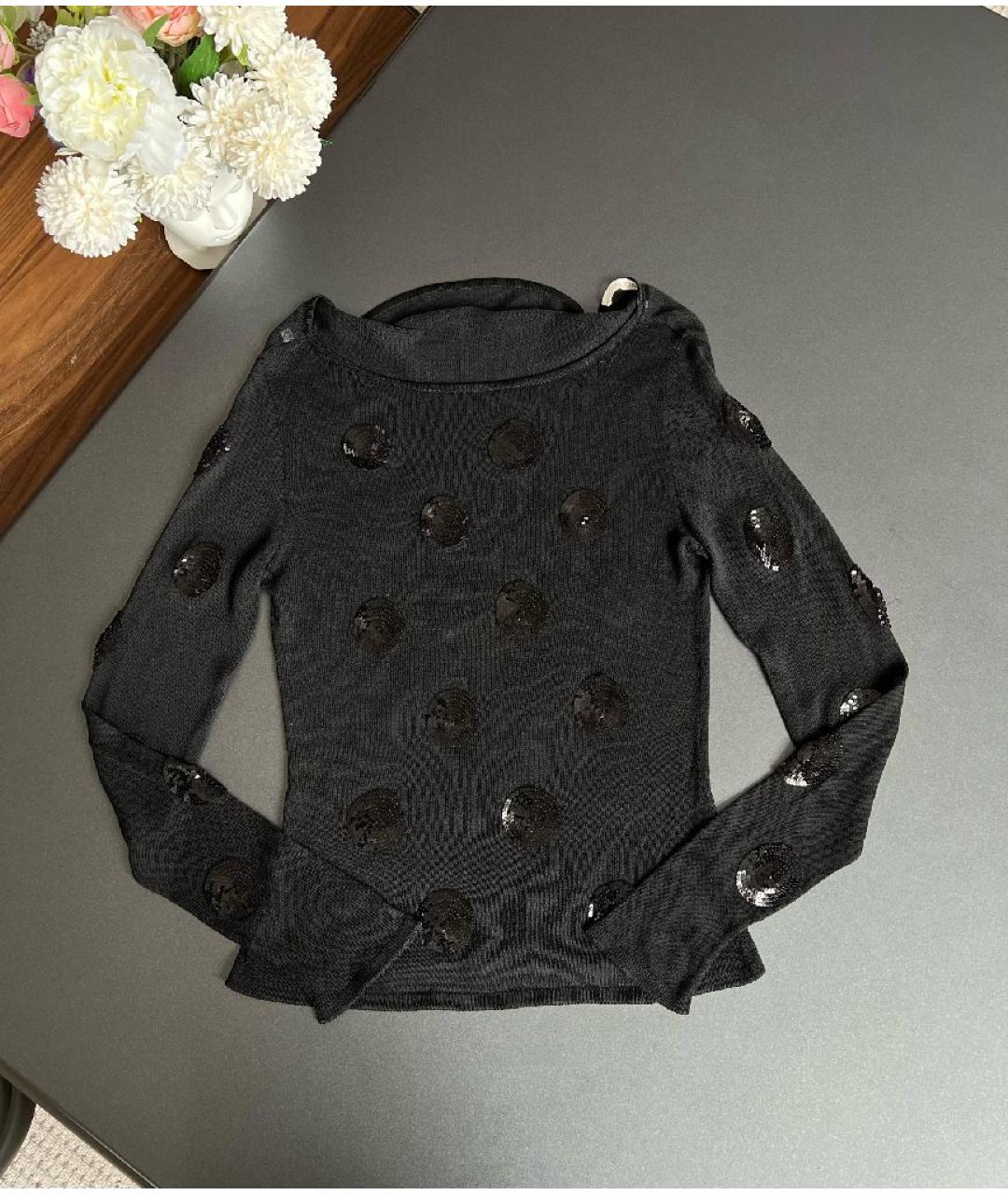 VALENTINO Черный джемпер / свитер, фото 4