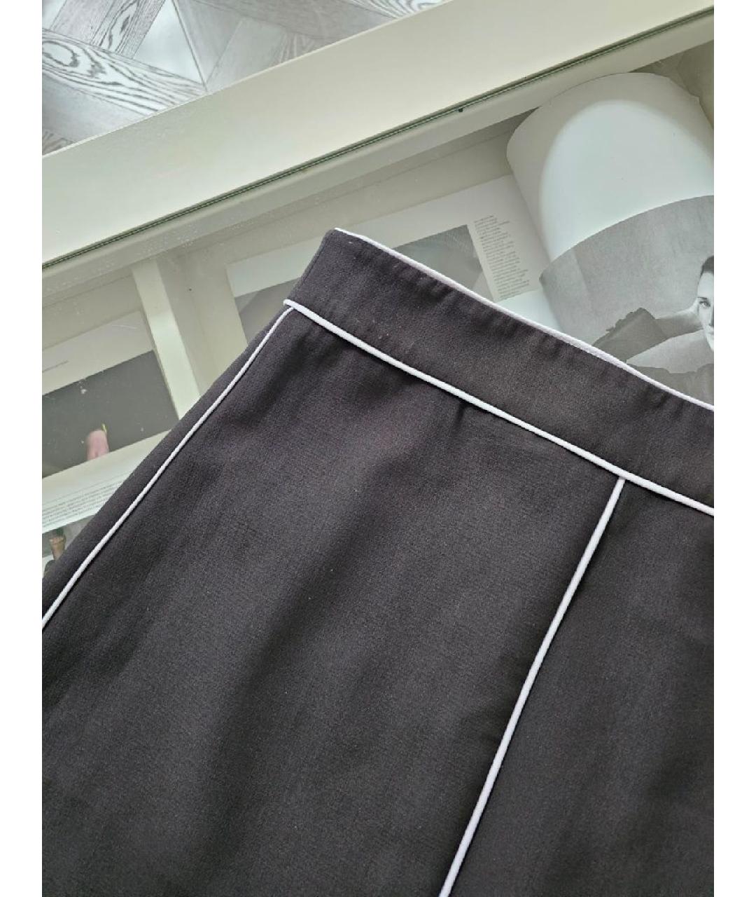 VALENTINO Черная юбка миди, фото 7